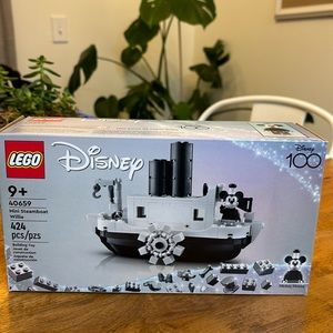Brand New in Box Steamboat Willie Lego